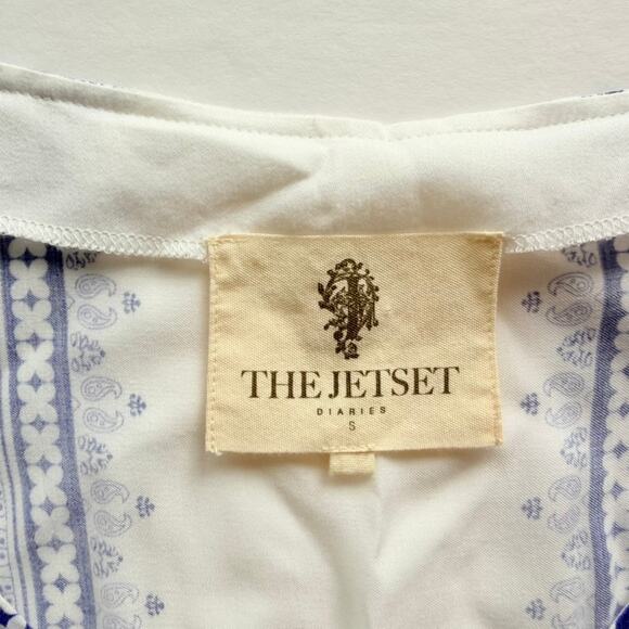 The Jetset Diaries Settle Down Romper One Piece Size Small Viscose Beach Cruise - Picture 4 of 8